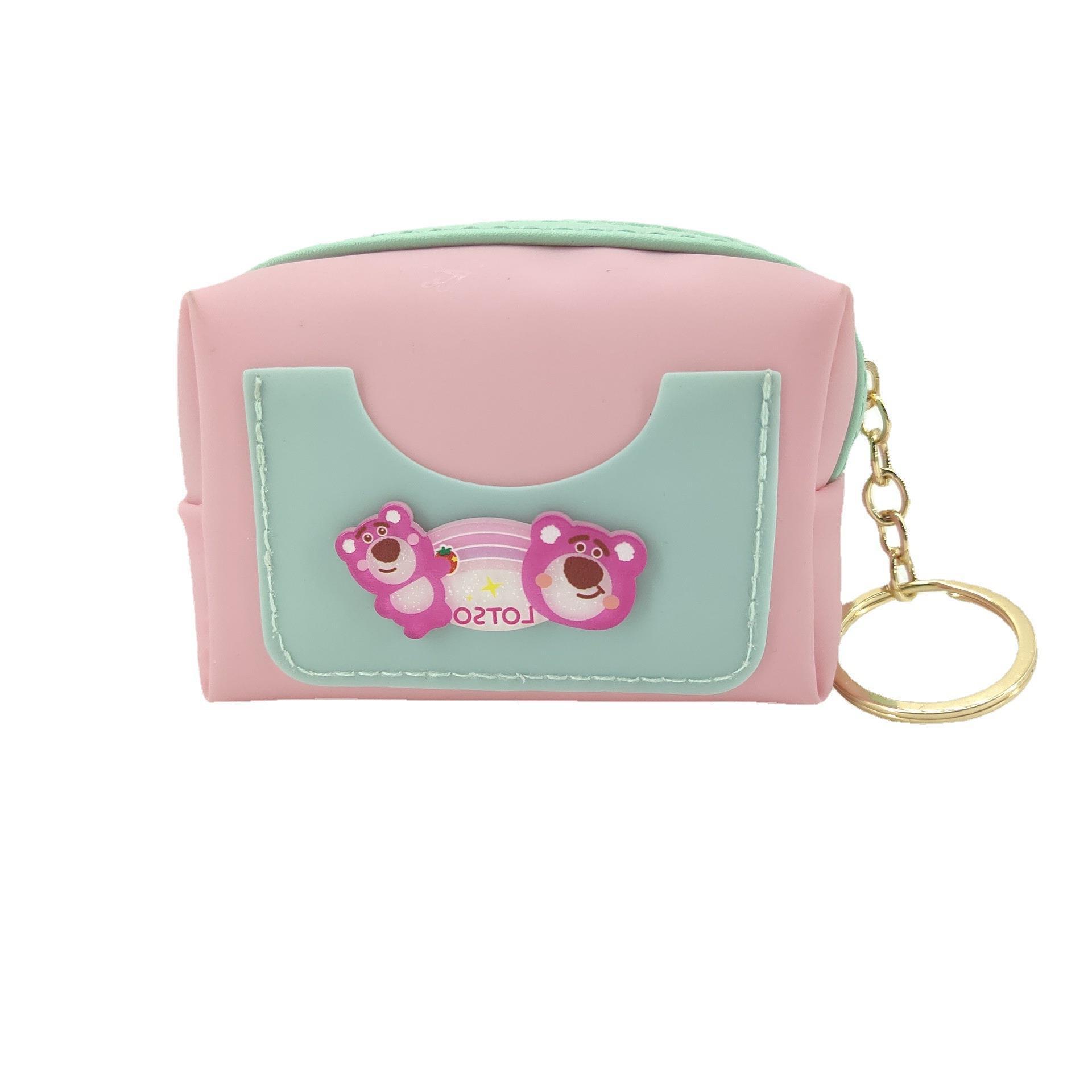 网红糖果色卡通迷你零钱包高颜值可爱果冻包随身便捷收纳包包批发