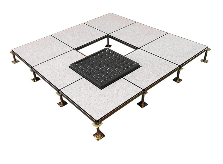 防静电地板600 600防静电pvc机房抗静电高架空活动地砖网络地板