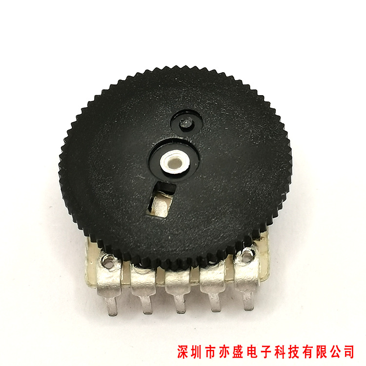 拨盘双联弯脚带开关/不带开关 尺寸14/1 14/2 14/2.8 b2k电位器