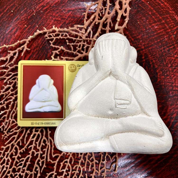 舍玛商贸2553龙婆禅南掩面摆件含ddpra鉴定卡现货包邮