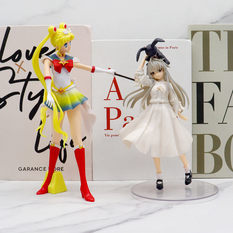 Anime Hatsune Miku Garage Kits Model Furnishing Articles Doll Pretty Girl Sailor Moon Two-Dimensional Ramyana Peripheral