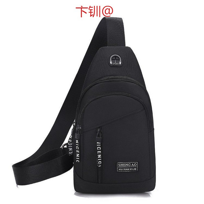 胸包男士背包多功能斜跨包骑行包大容量手机包特价清仓单肩包潮包