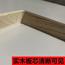 颗粒板批发订作木片实木生态免漆衣柜层隔置物架材料桌面厂家批发