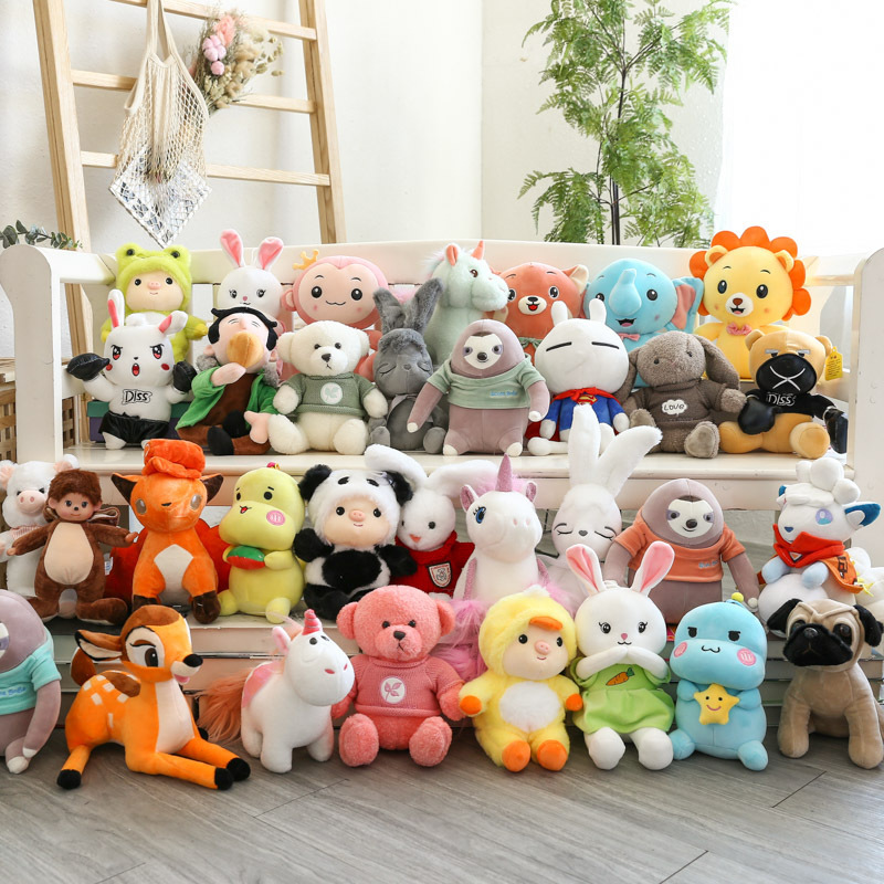 毛绒玩具批发八寸抓机小娃娃婚庆婚礼抛洒娃娃公仔玩偶地推礼品