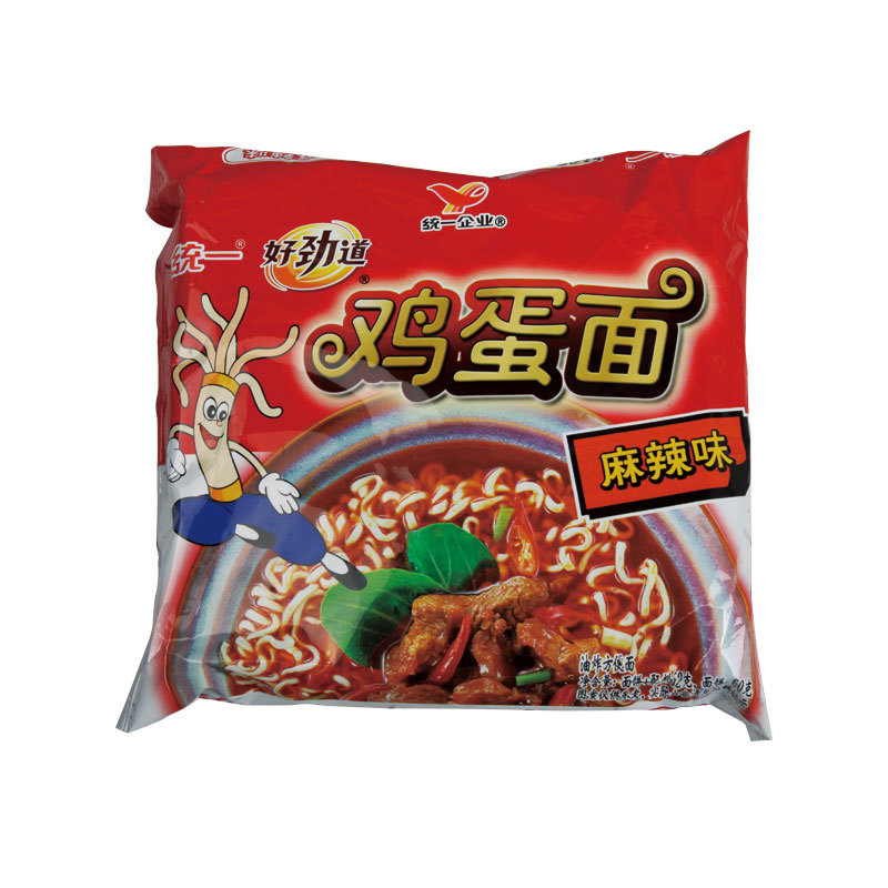 干脆面怀旧统一好劲道鸡蛋整箱28包80后方便面带粉包干吃面包邮