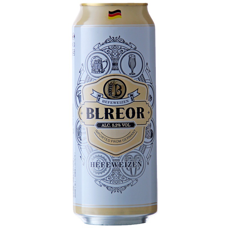 德国啤酒 彼乐小麦黑啤酒 小麦白啤酒 500ml*24听