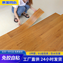 惠源厂家批发PVC地板贴自粘地板胶塑胶地板革加厚耐磨仿木纹地板