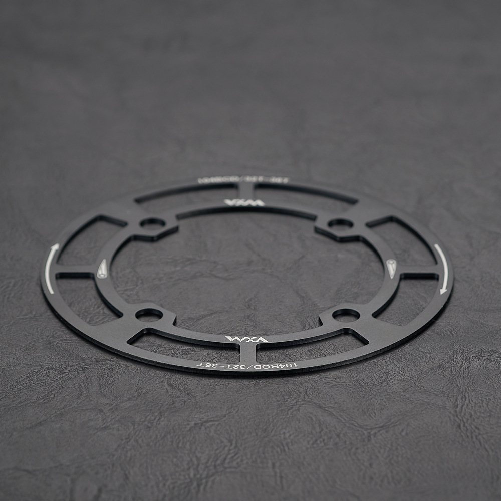 山地自行车正负盘护盘 轮盘齿轮保护罩牙盘罩链罩 单盘铝合金护罩