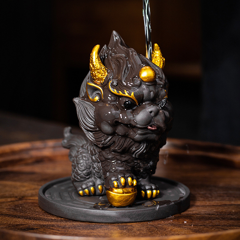 21成交510件紫砂貔貅茶宠精品可养手工个性茶玩镇宅茶道茶具配件茶桌