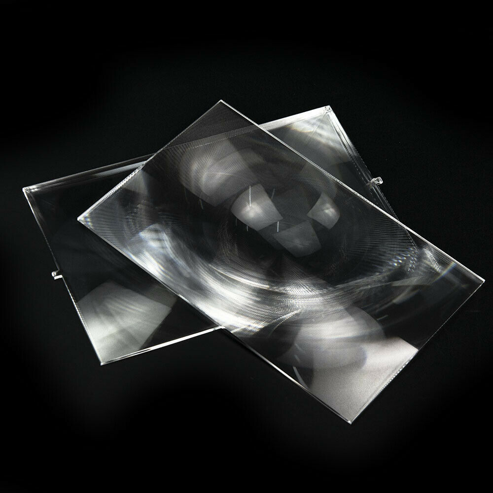 2片 菲涅尔透镜投影机镜头180*105mm vr头盔 diy自制家用投影仪ly