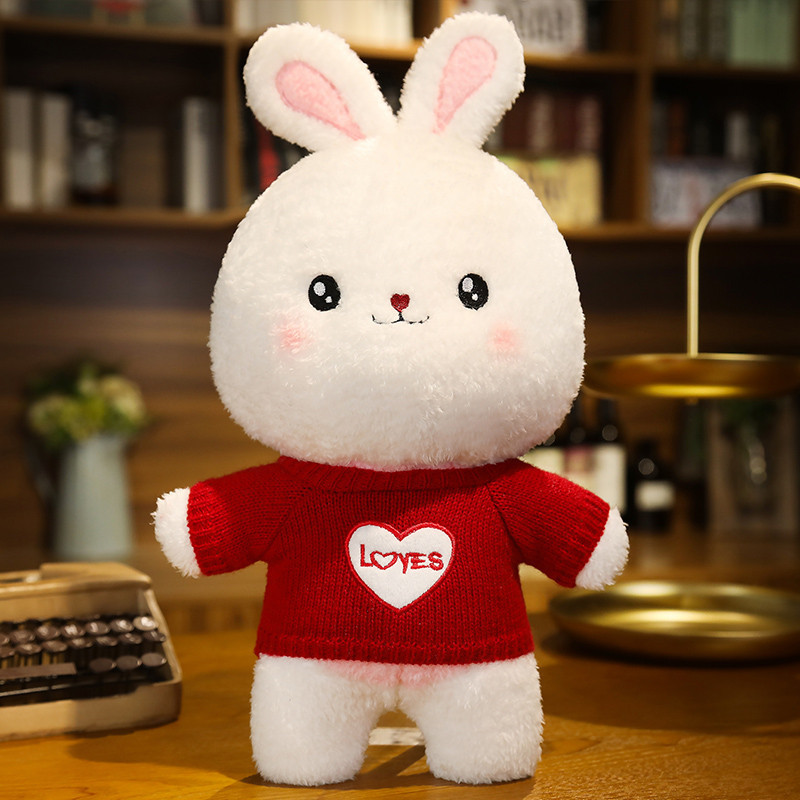 小熊公仔兔子毛绒玩具小号变装布娃娃儿童玩偶超萌生日礼物送女生