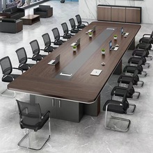 办公家具新款会议桌长桌简约现代办公桌洽谈培训桌加厚桌椅组合