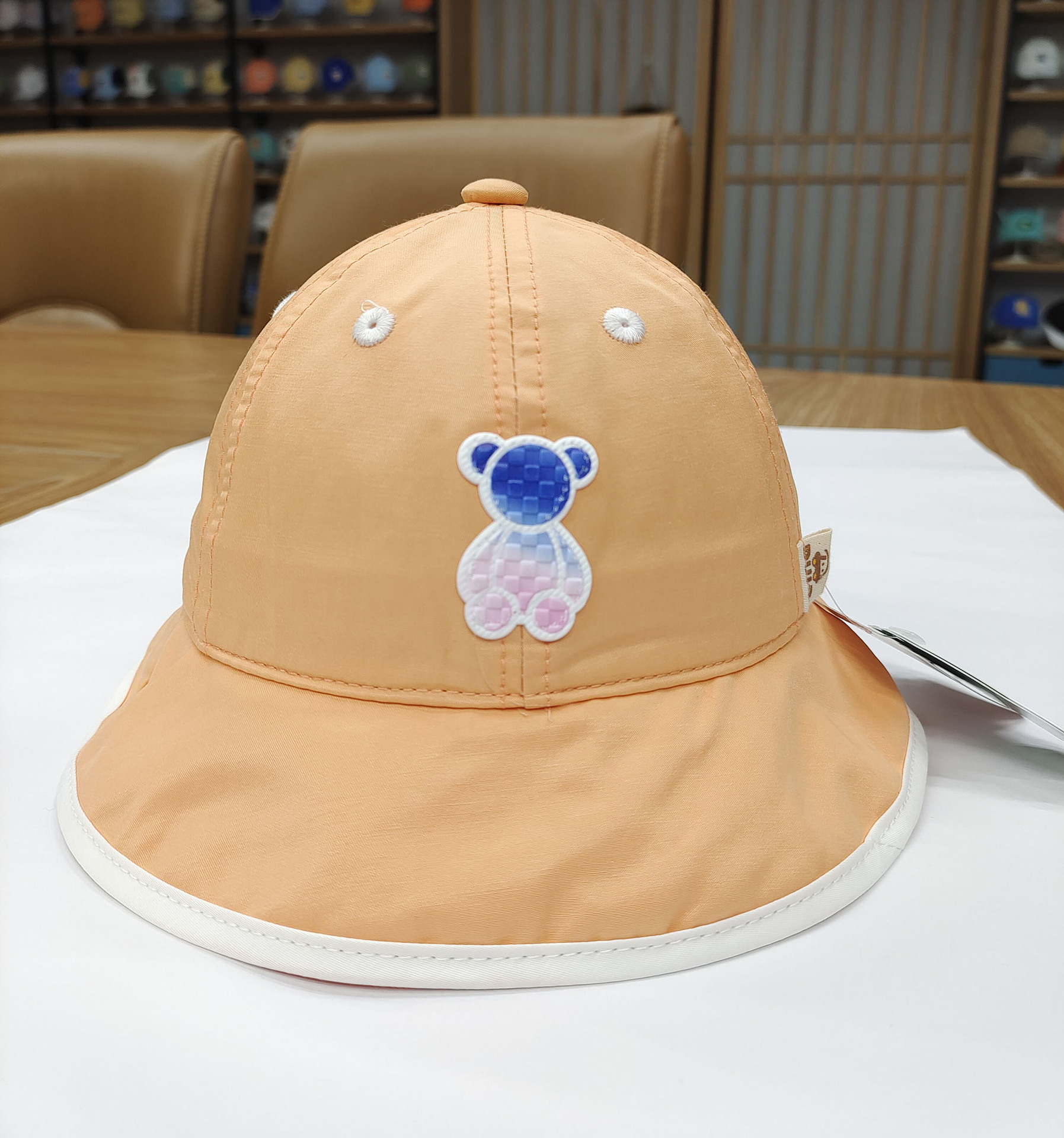 Children's Hat Bucket Hat Sun Hat Dudula Children Bucket Hat Colorful Bear Standard Bucket Hat