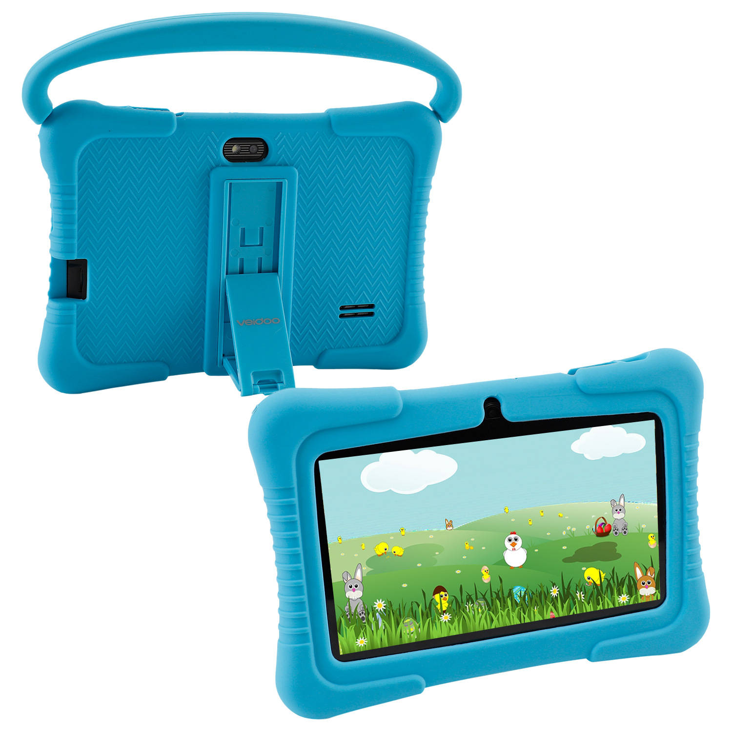 跨境平板电脑 3d动画7寸wifi款早教机带家长控制防摔儿童平板电脑