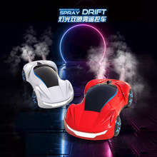新品2.4G炫酷双喷雾跑车带声浪灯光漂移遥控车四驱车儿童玩具汽车