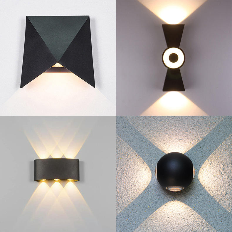 镇店之宝led上下发光卧室过道壁灯批发客厅电视背景墙装饰灯具