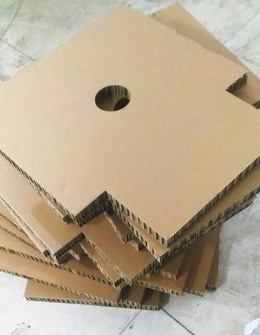 环保辅助材料 挖孔蜂窝纸板定制 包装内衬垫块 泡沫代替品 瓦楞10