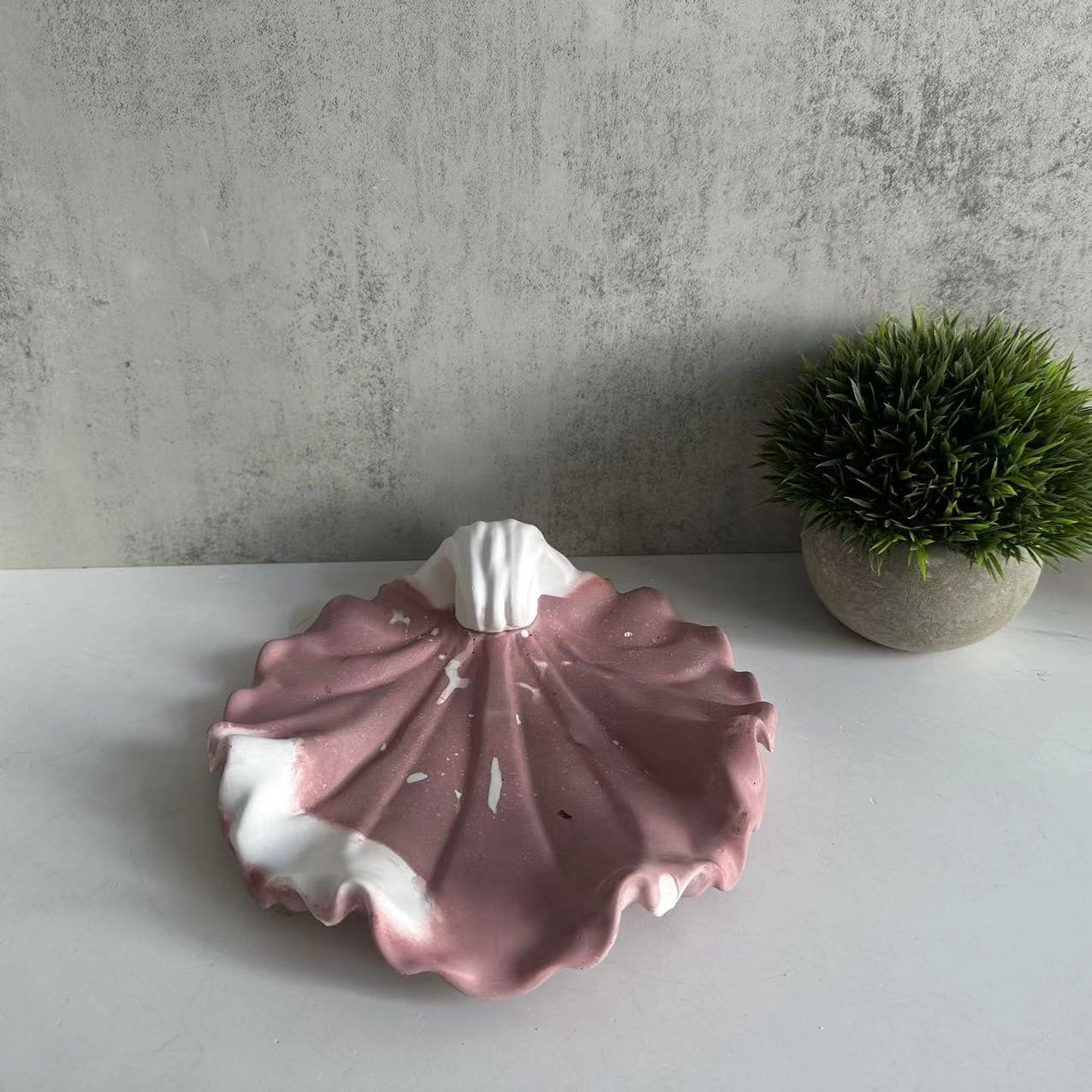 贝壳托盘硅胶模具大号贝壳托盘石膏水泥模具滴胶模具-阿里巴巴