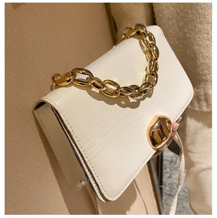 Women's Bag 2020 Autumn and Winter New Popular Net Red Small Square Bag Simple Fashionable Stylish Ins Shoulder Crossbody Chain Bag
