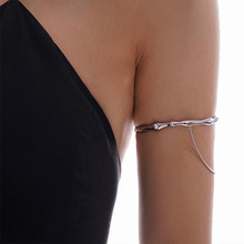 臂环珍珠流苏Y2K手镯小众简约设计感冷淡风高级感个性