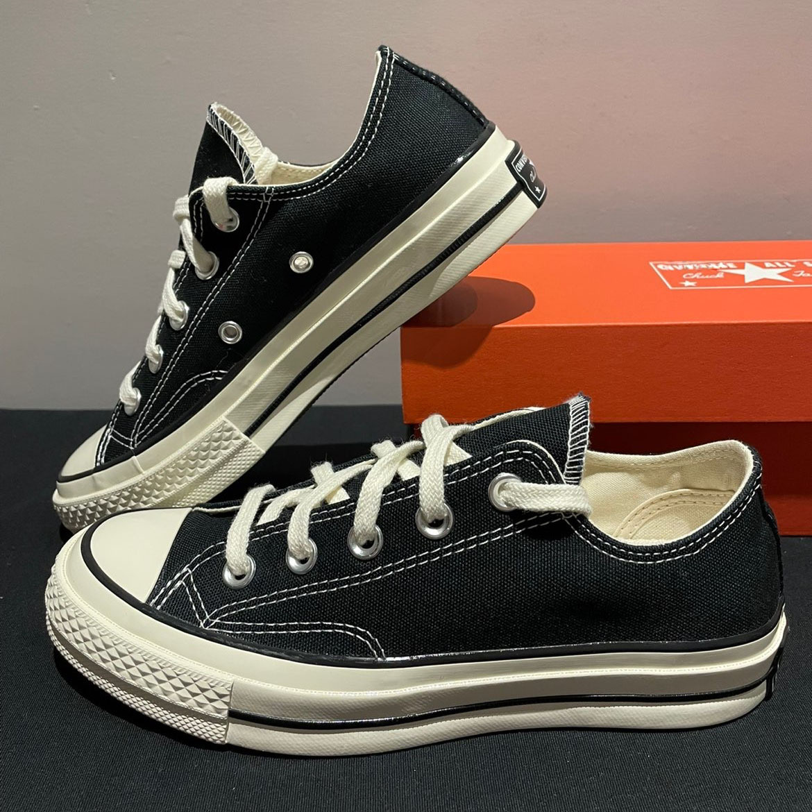 美奇匡威 convanze1970黑色低帮板鞋1970s高帮帆布鞋男女鞋莆田潮