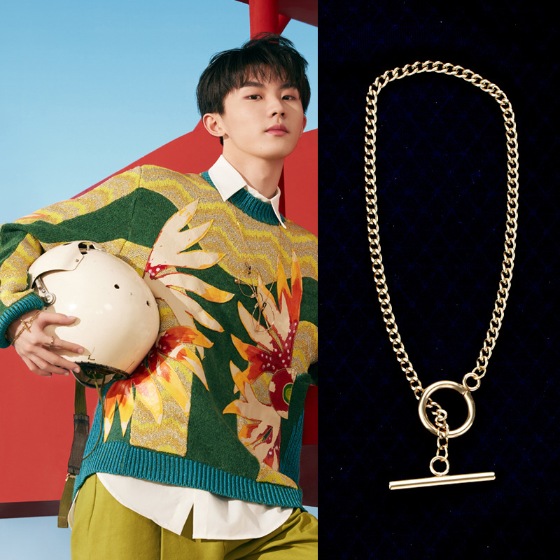 时代少年团马嘉祺同款手链女钛钢周边应援物小饰品夏简约学生手链