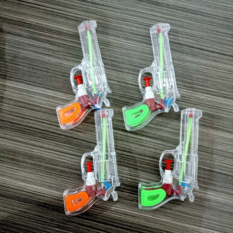 Plastic Water Gun Transparent Water Gun Children's Toy Gun Water Gun 1 Yuan Supply 2 Yuan Department Store Toy Wholesale