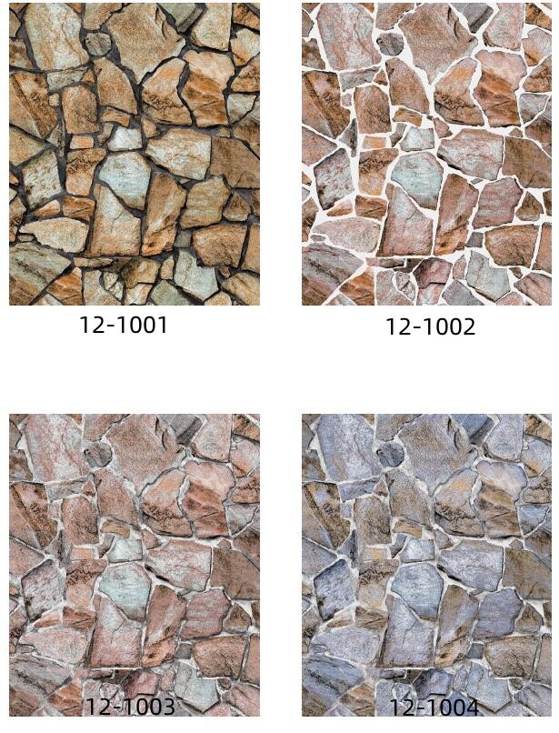 Chinese Retro Imitation Stone Pattern Wallpaper 3d Stone Wallpaper Pvc Brick Marble Wallpaper Manufacturer