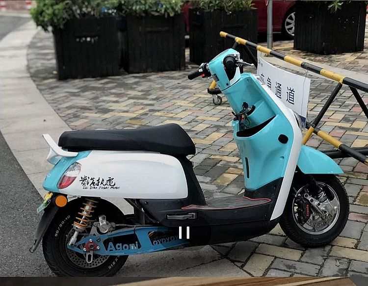 cnsy三阳酷奇油车架改电动车120伏一体仓镜面仓骠骑平叉吊耳包邮