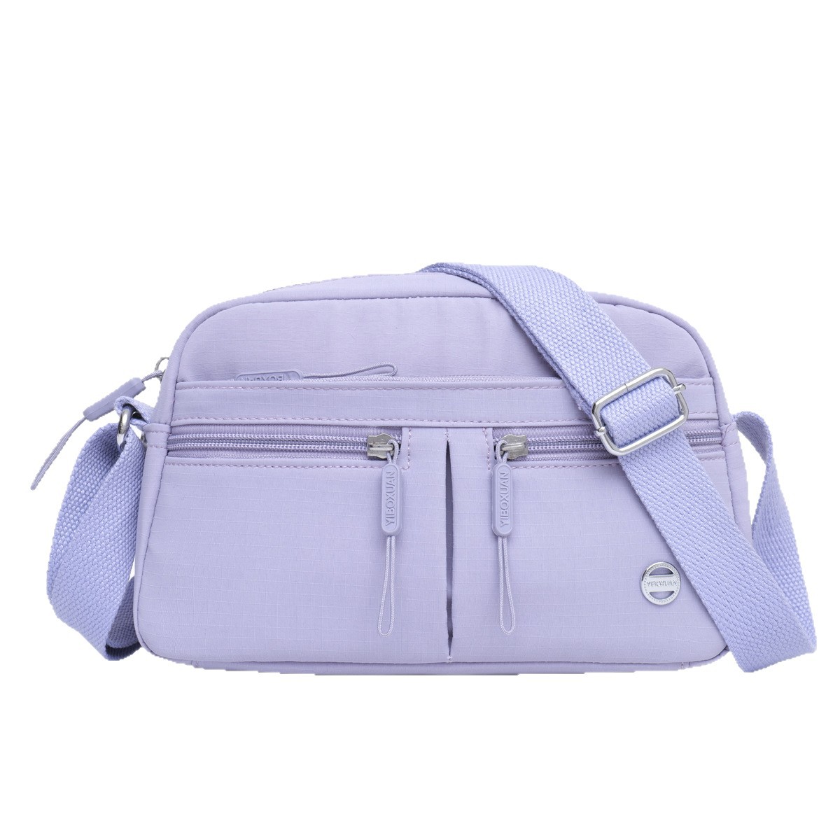 korean style casual messenger bag 2025 summer new lightweight crossbody bag multi-pocket shoulder bag nylon cloth women‘s bag