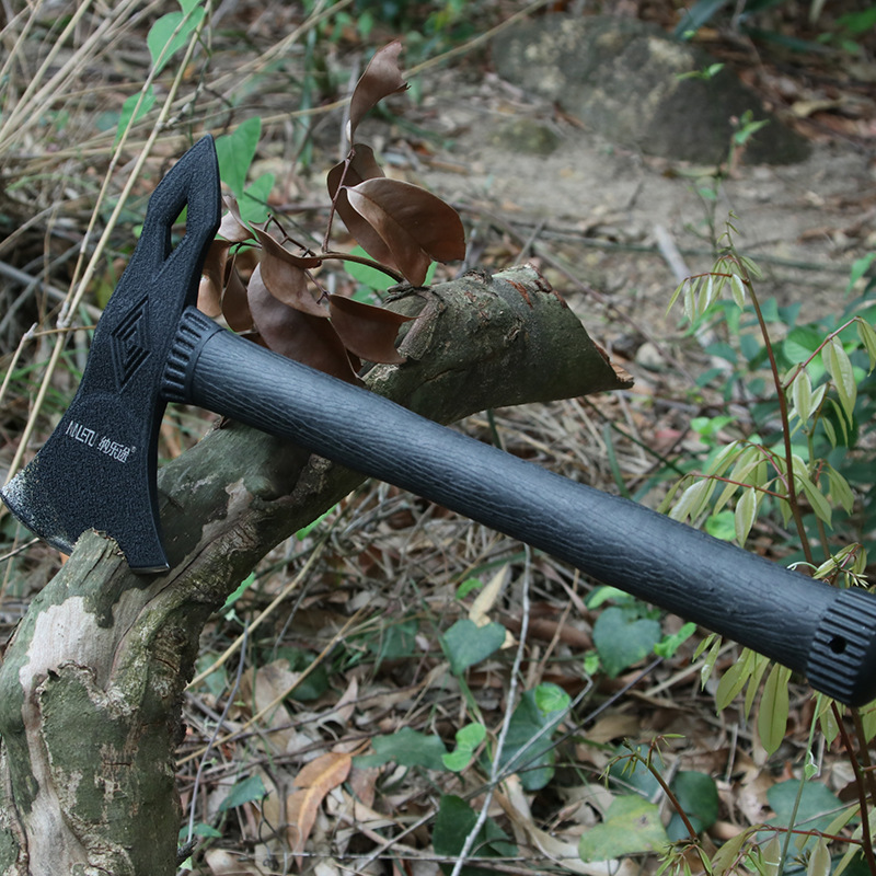 户外迷你斧子木柄斧头消防用品伐木丛林工兵斧消防器材车载镰刀