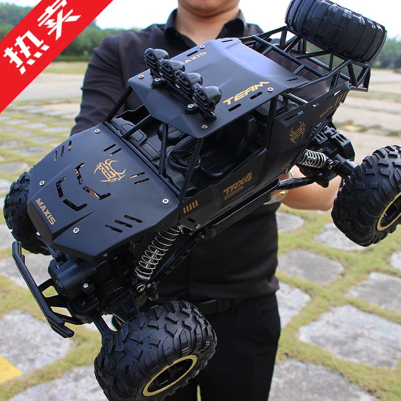 d昩超大号遥控车漂移越野车四驱攀爬大脚车高速赛车男孩充电玩具