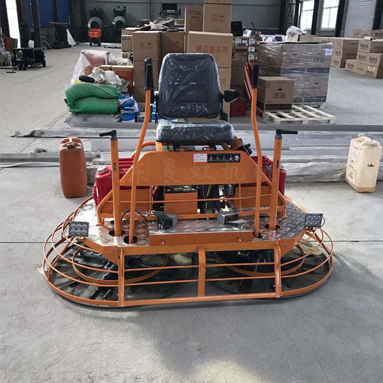 厂房混凝土地面座驾式抹光机 乘坐式双磨盘抹光机 水泥道路抹平机