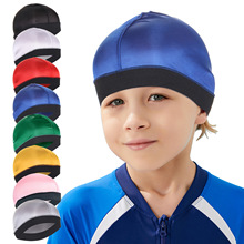 儿童弹力头套运动定型帽子欧美头套圆顶多色热潮运动帽