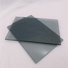 钢化玻璃蓝星灰玻璃深加工  水晶灰玻璃异形钢化玻璃