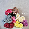 Simulation 7 Curling rose Artificial Flower Artificial flower rose Home decorate wedding hotel Silk flower Foreign trade wholesale