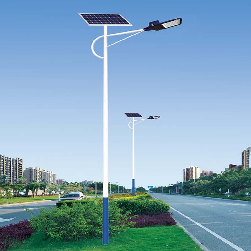 太阳能路灯高亮家用庭院灯道路户外led照明路灯杆子锂电池地笼