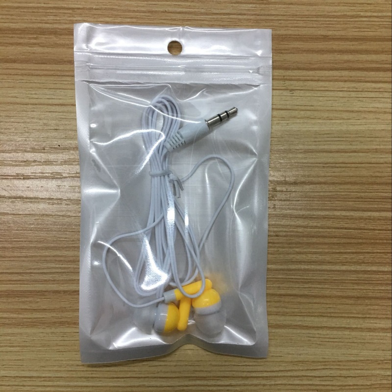 Wired Earphone in-Ear Bags 3.5mm Universal Computer Tablet Not Earphone with MIC Mobile Phone Headset