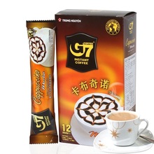 洋品多 越南进口 中原G7卡布奇诺速溶咖啡粉 摩卡216g