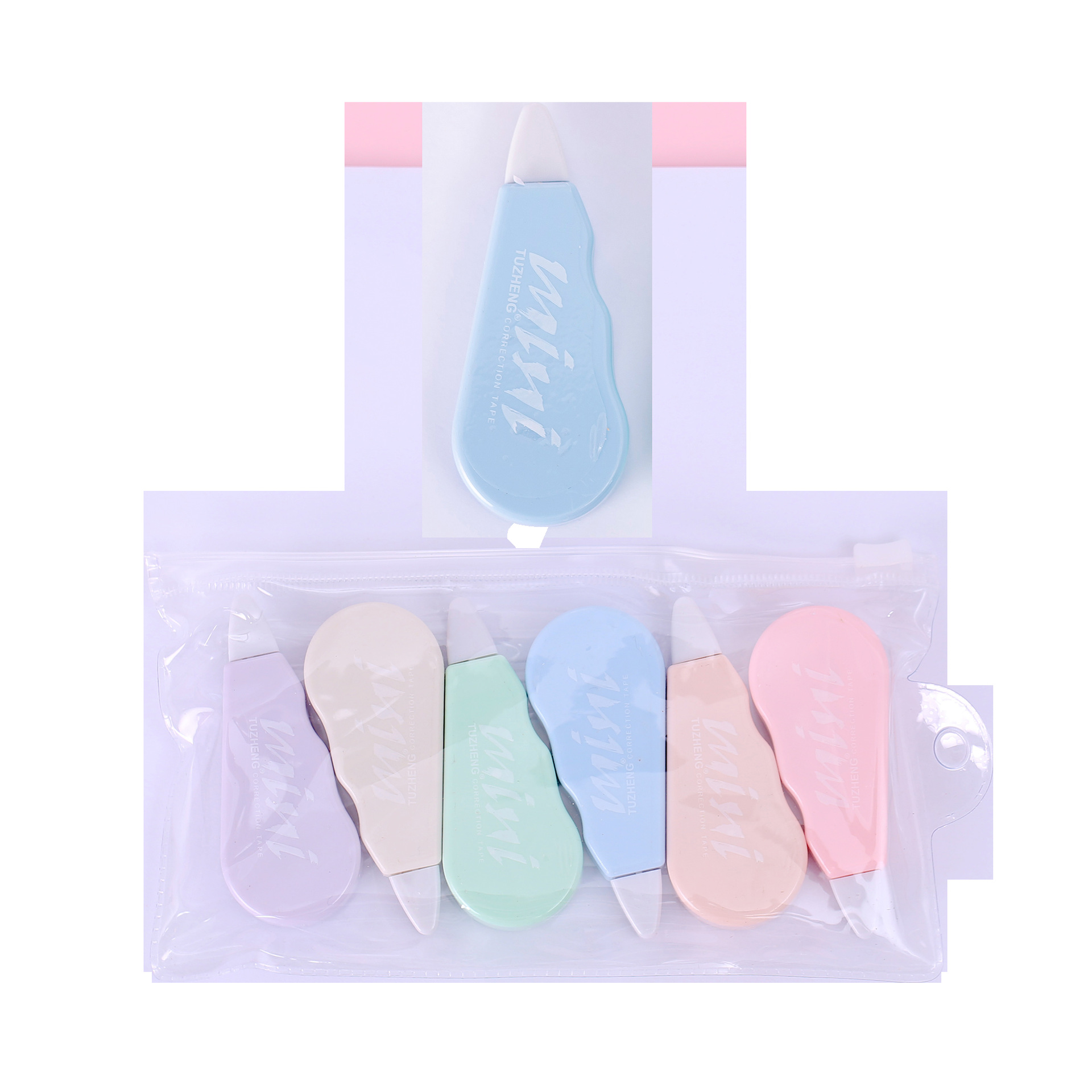 Mini correction tape Cute student Correction Tape Creative multi-function with wholesale primary and secondary school students girl heart Item Picture