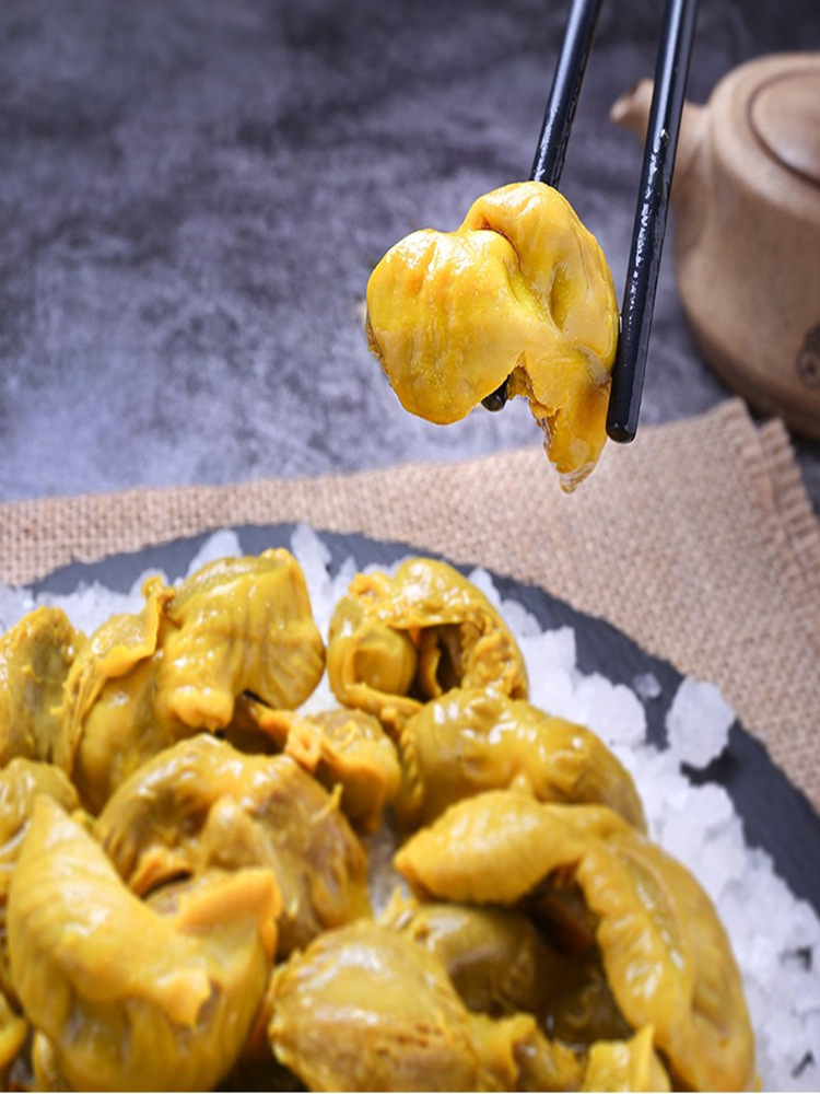 盐焗鸡肾广东梅州鸡珍鸡肫客家特产休闲熟食卤水酱鸡肫小吃零食