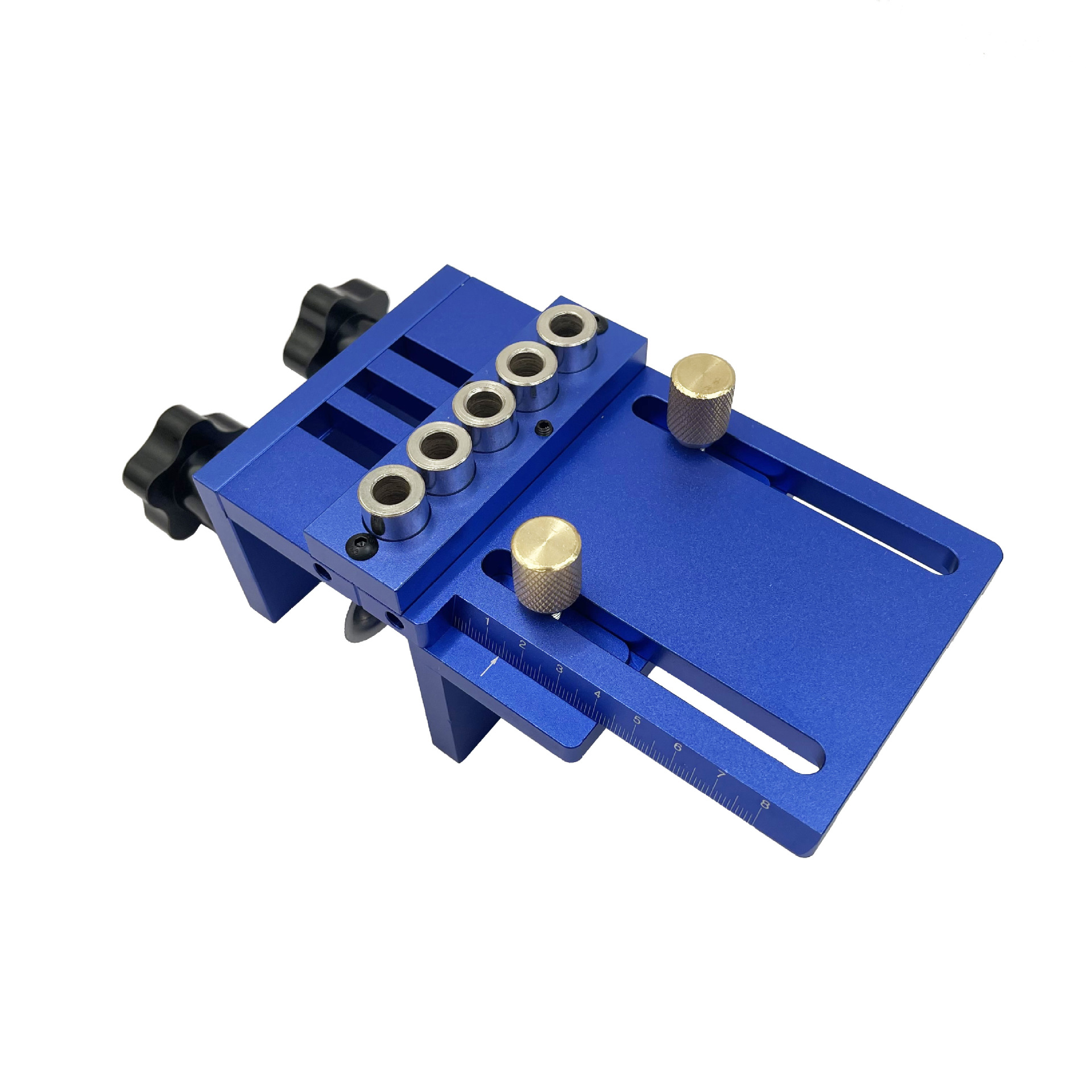 木工三合一定位器 圆木榫定位打孔器 重型木工开孔器 木工diy工具