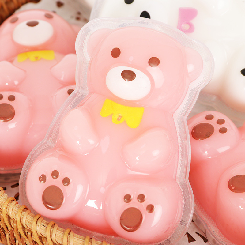 韩仔 duangduang熊果冻整盒12个批发儿童休闲零食酸奶味草莓味