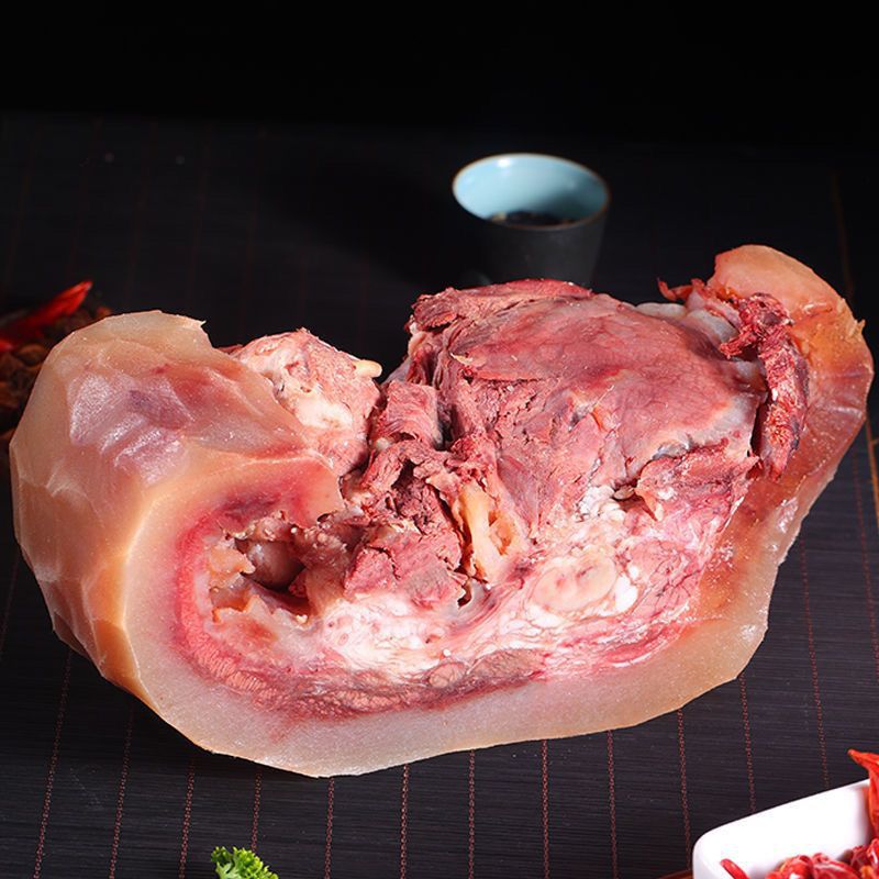 全熟牛头肉新鲜牛脸肉精选黄牛嘴肉现宰黄牛头肉整只批发火锅食材