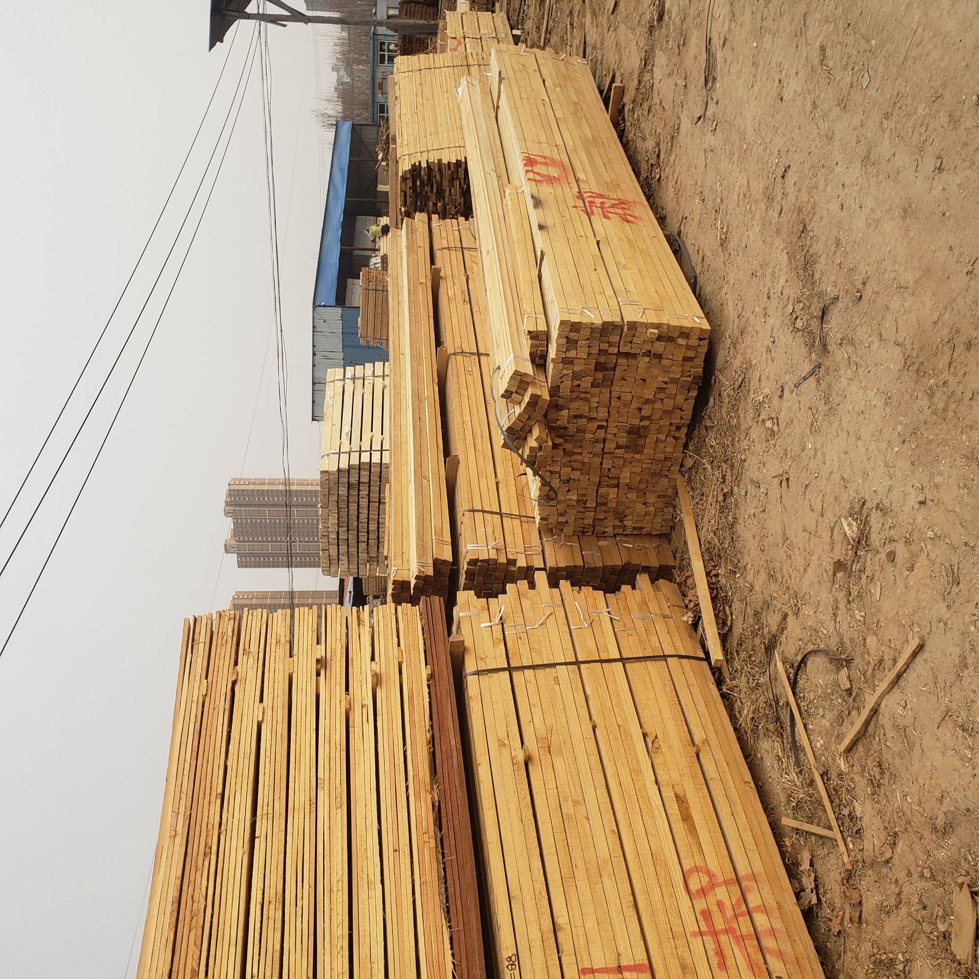 批售 打包轻质木条 干质杨木条