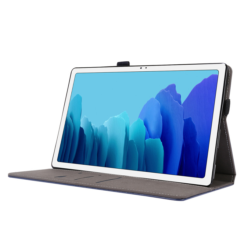 三星tab a7 2020 t500复古仿牛皮翻盖支架平板保护套t505手托皮套