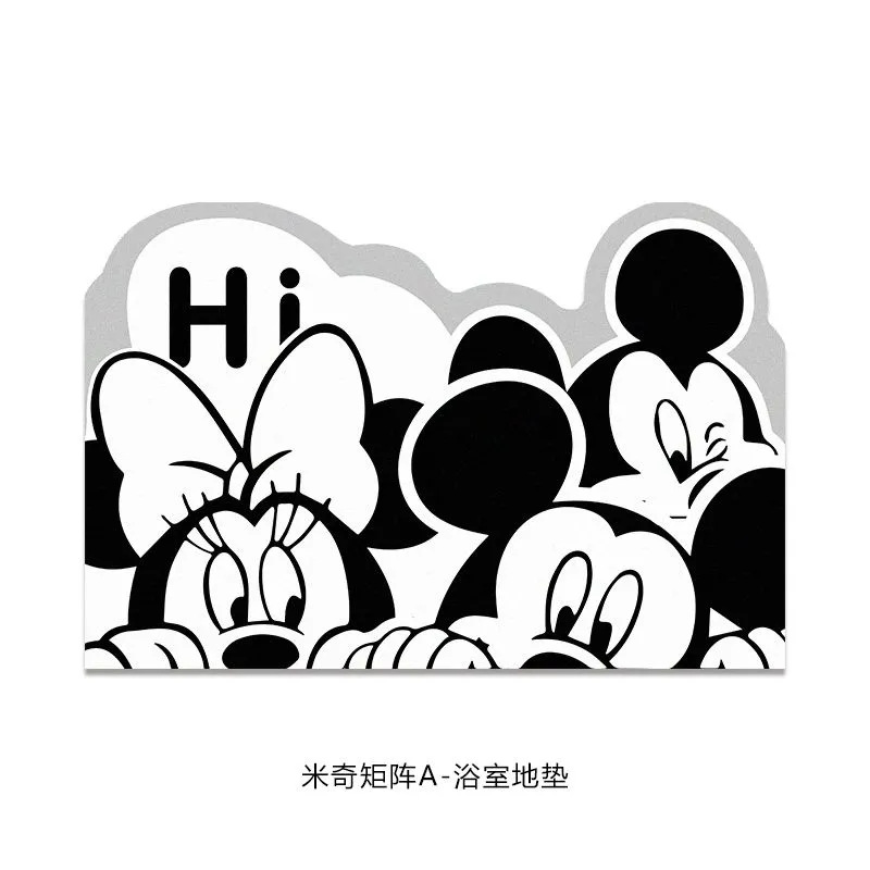 Mickey Cute Diatom Ooze Floor Mat Bathroom Absorbent Floor Mat Household Bathroom Water-Absorbing Quick-Drying Erasable Carpet