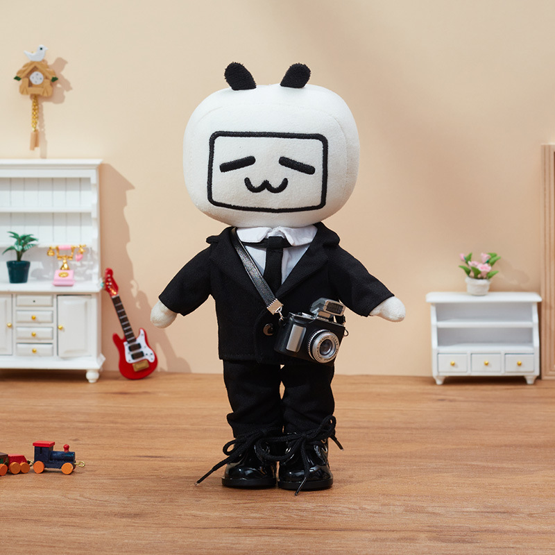 宅电舍 哔哩哔哩正版授权小电视换装玩偶公仔