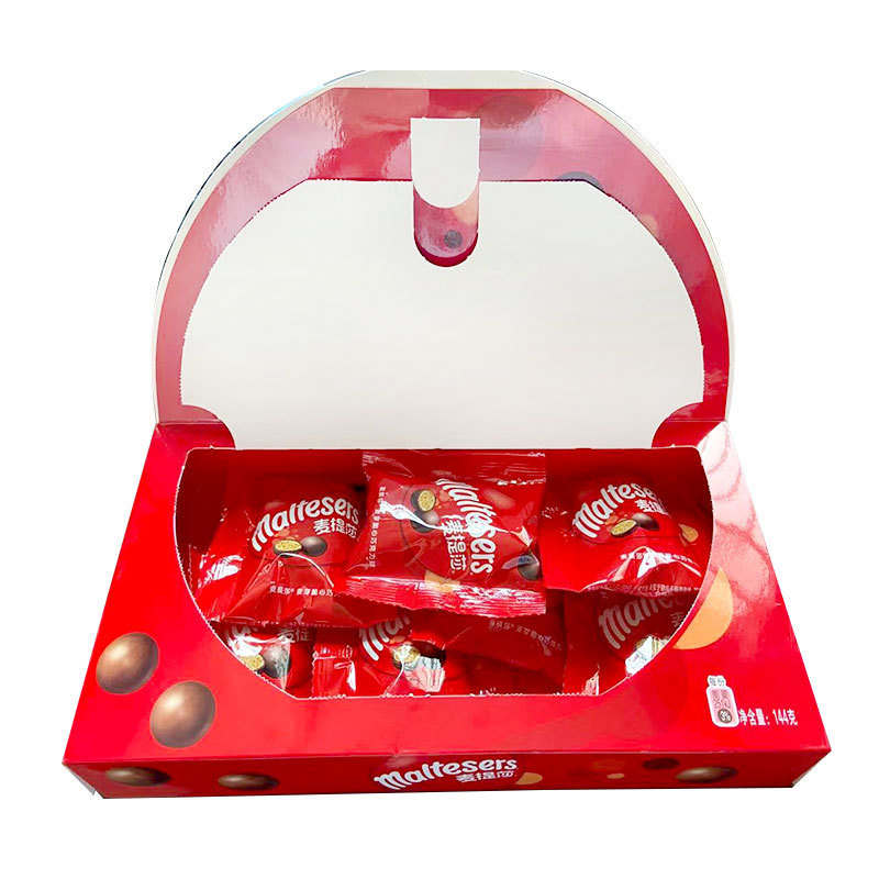 德芙麦提莎麦芽脆夹心巧克力球114g盒装麦丽素儿童零食童年小吃食