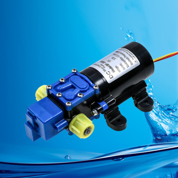 微型电动自吸隔膜泵 高压清洗水泵  12v直流洗车水泵